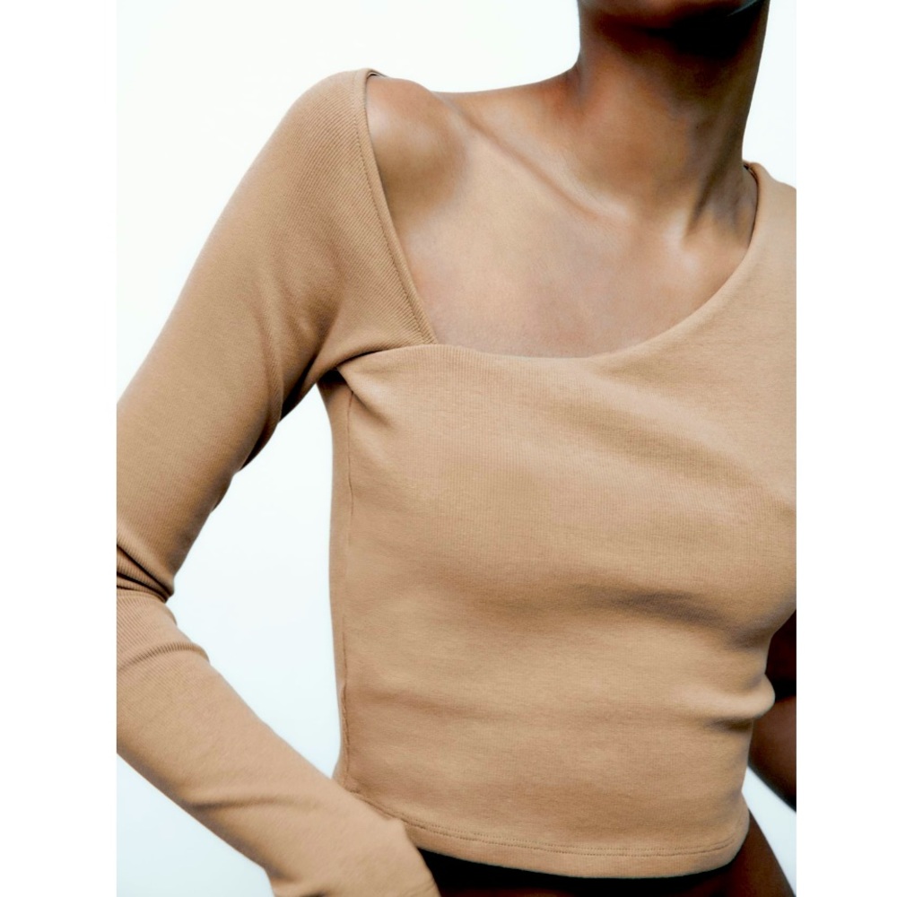 New Zara one sleeve top